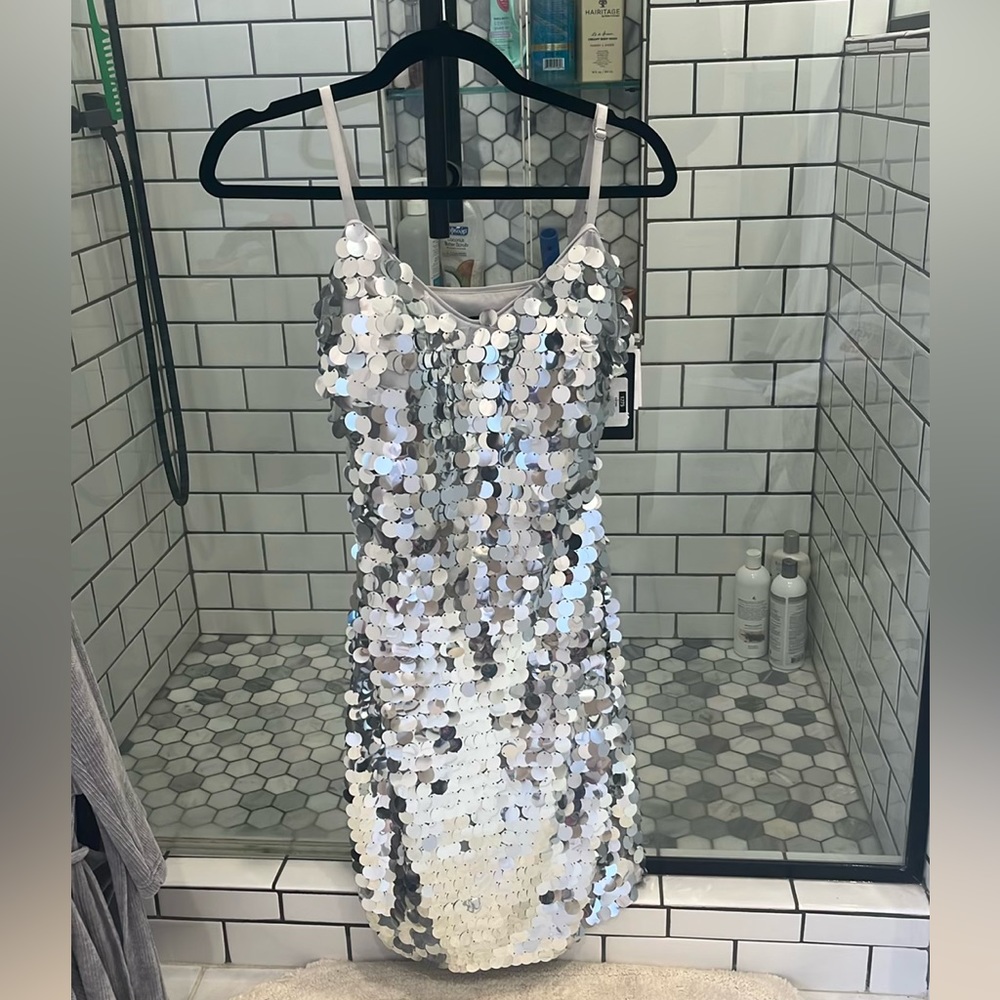 GUESS Sparkly Disco Sequin Dress Size 2